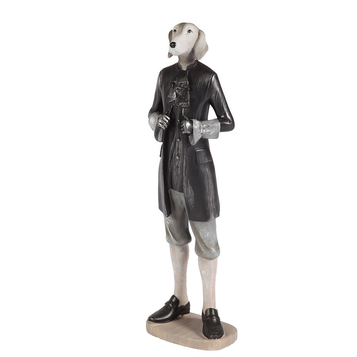 Cane Gentiluomo in Grigio - (H) 40 cm