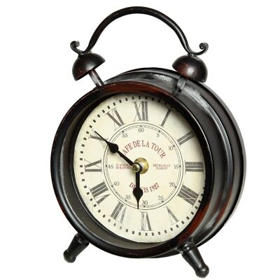 Horloge de Table en Métal - Classique 16cm