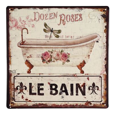 Metallbild - Le Bain 30x30cm