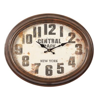 Wall Clock - Central Park Antique Brown 47 cm