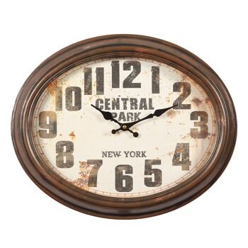 Horloge Murale - Central Park Brun Antique 47 cm