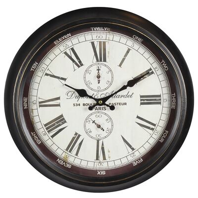 Reloj de pared de metal Dupont 40cm