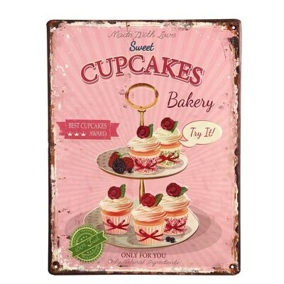 Cup cake sign 33cm