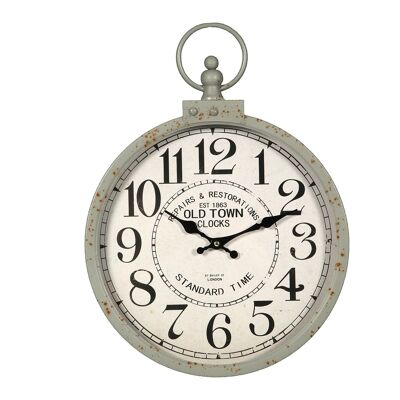 Horloge murale rouille 35 cm