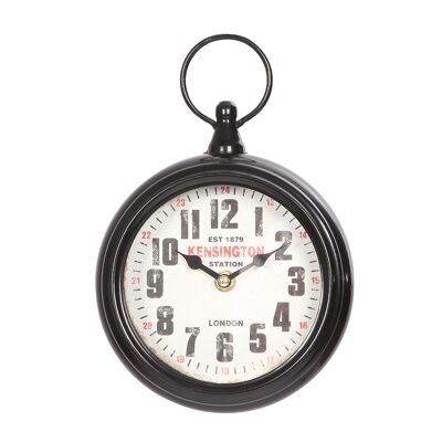Reloj de bolsillo de pared de metal - 23 cm