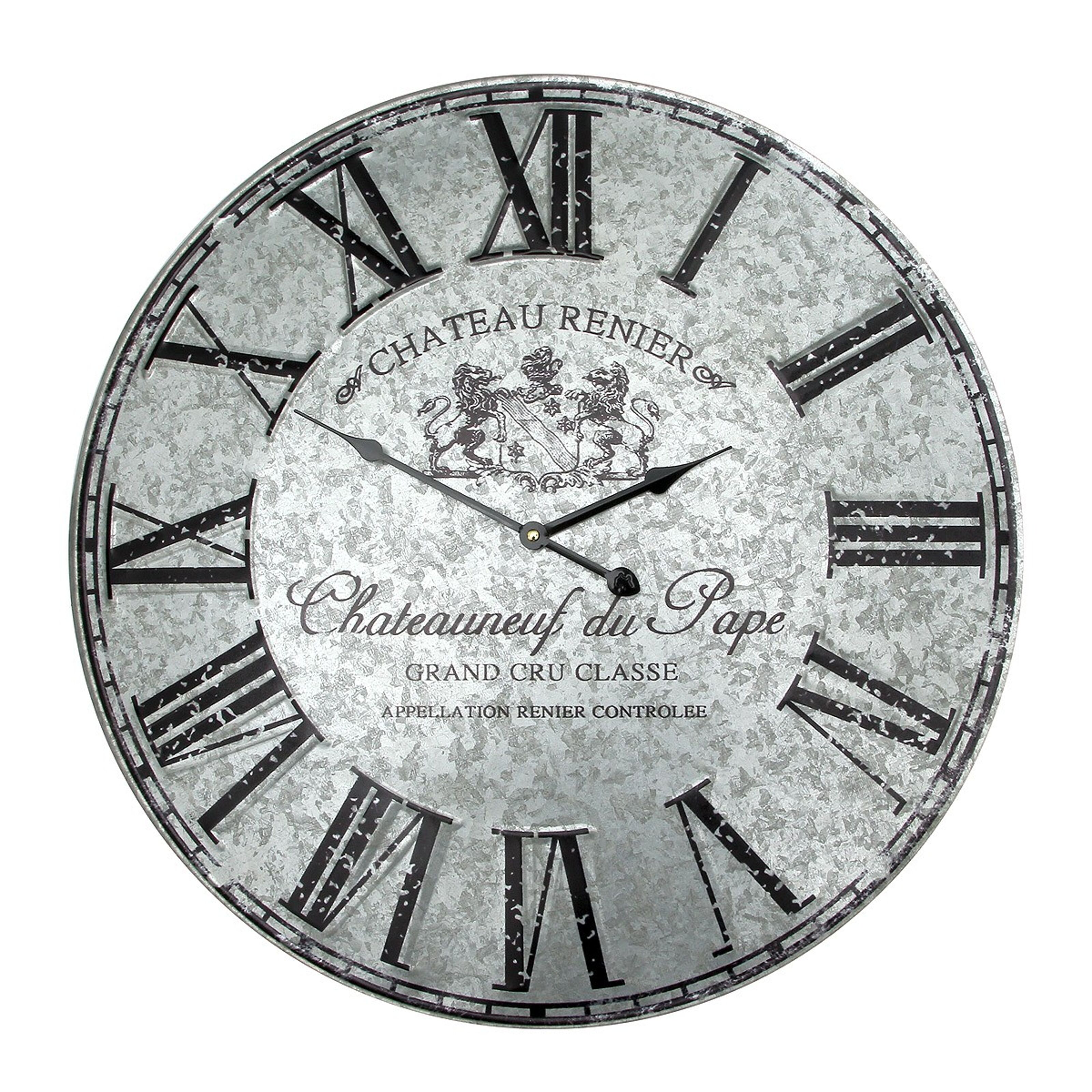 Metal silver Buy clock 58 wall cm colored wholesale