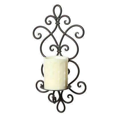 Wall lamp in antique black - (H) 36 cm