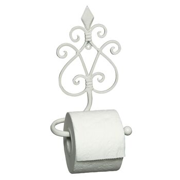 Porte-rouleau papier toilette increto en blanc