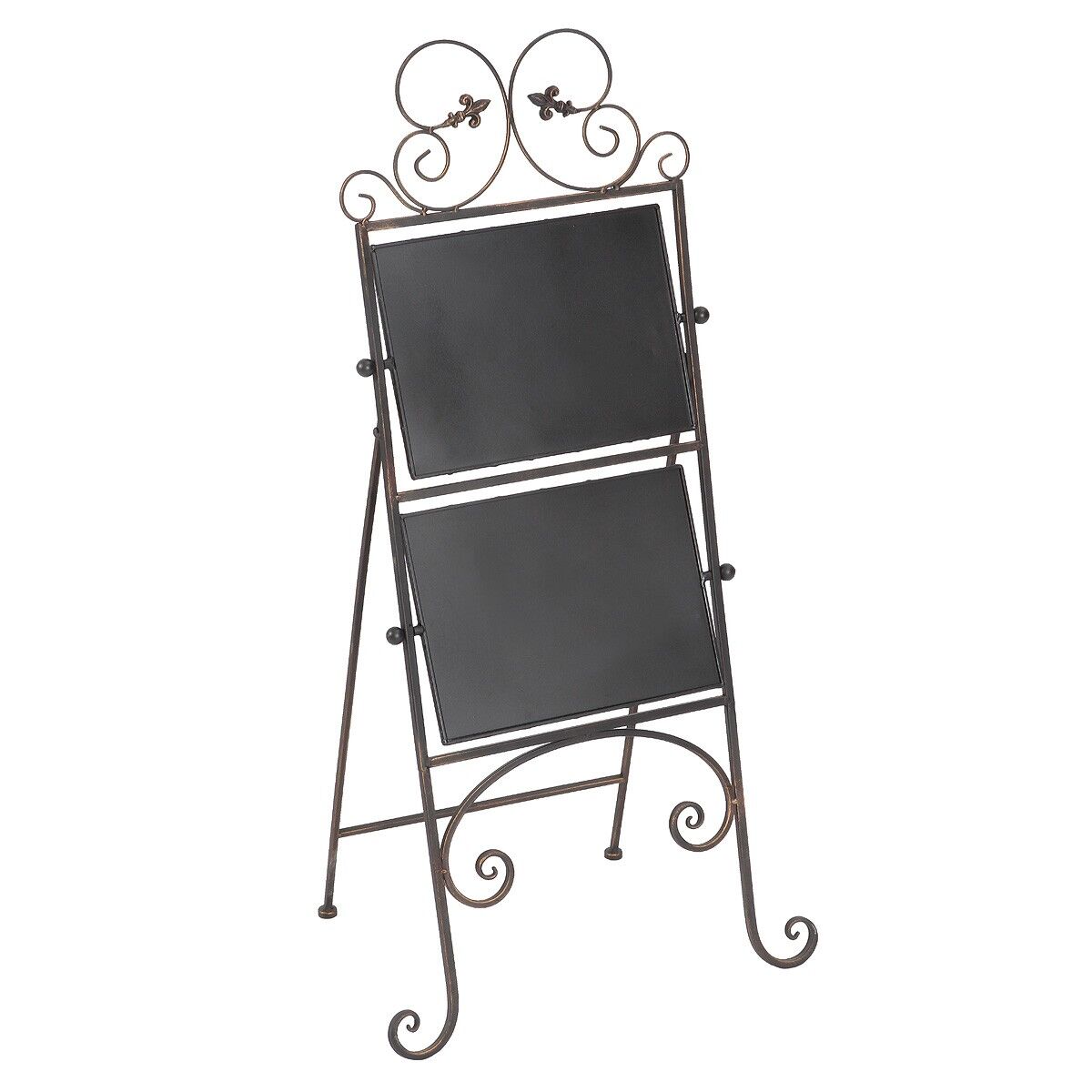 Ripiano pieghevole in nero antico