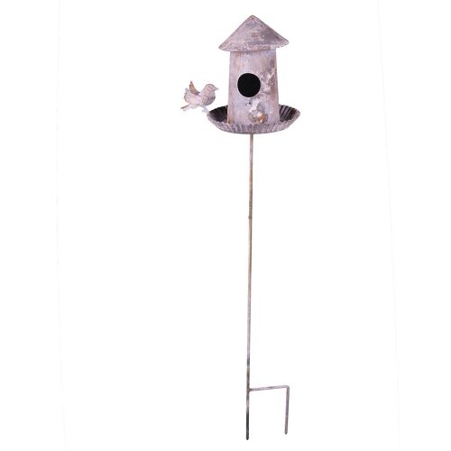 Vogelbad-Stecker aus Metall - (H) 77 cm