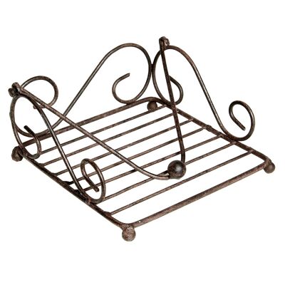 Napkin Holder - Antique Brown (B) 18cm