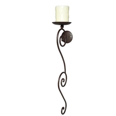 Antique brown wall sconce (H)58 cm
