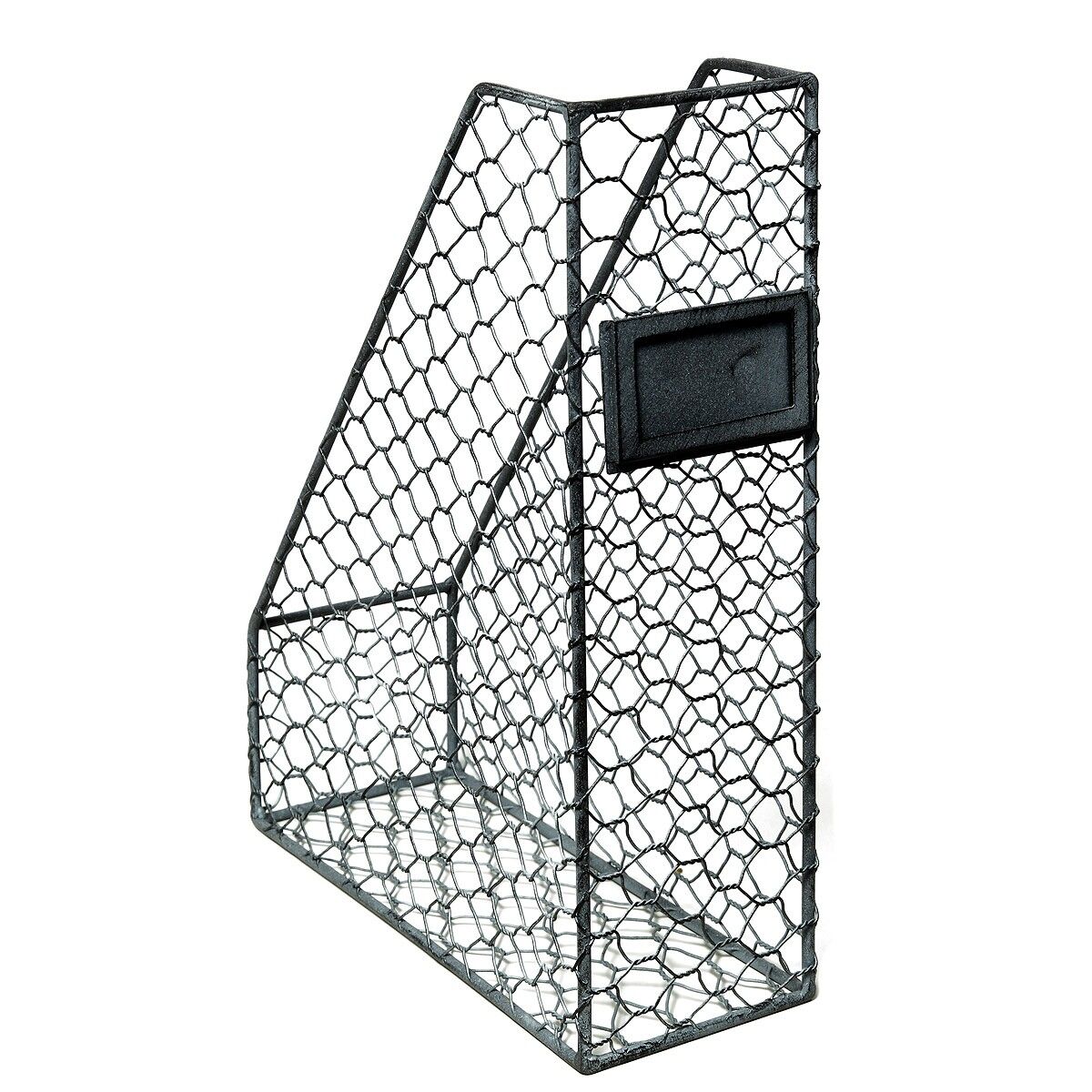 Supporto per cartelle in grigio - (H) 33 cm