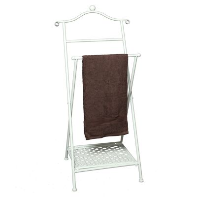 Towel rail in beige -(H) 105cm