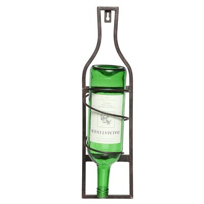 Bottle stand to hang, brown 45 cm
