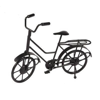 Deko-Fahrrad in Schwarz - (B) 27 cm