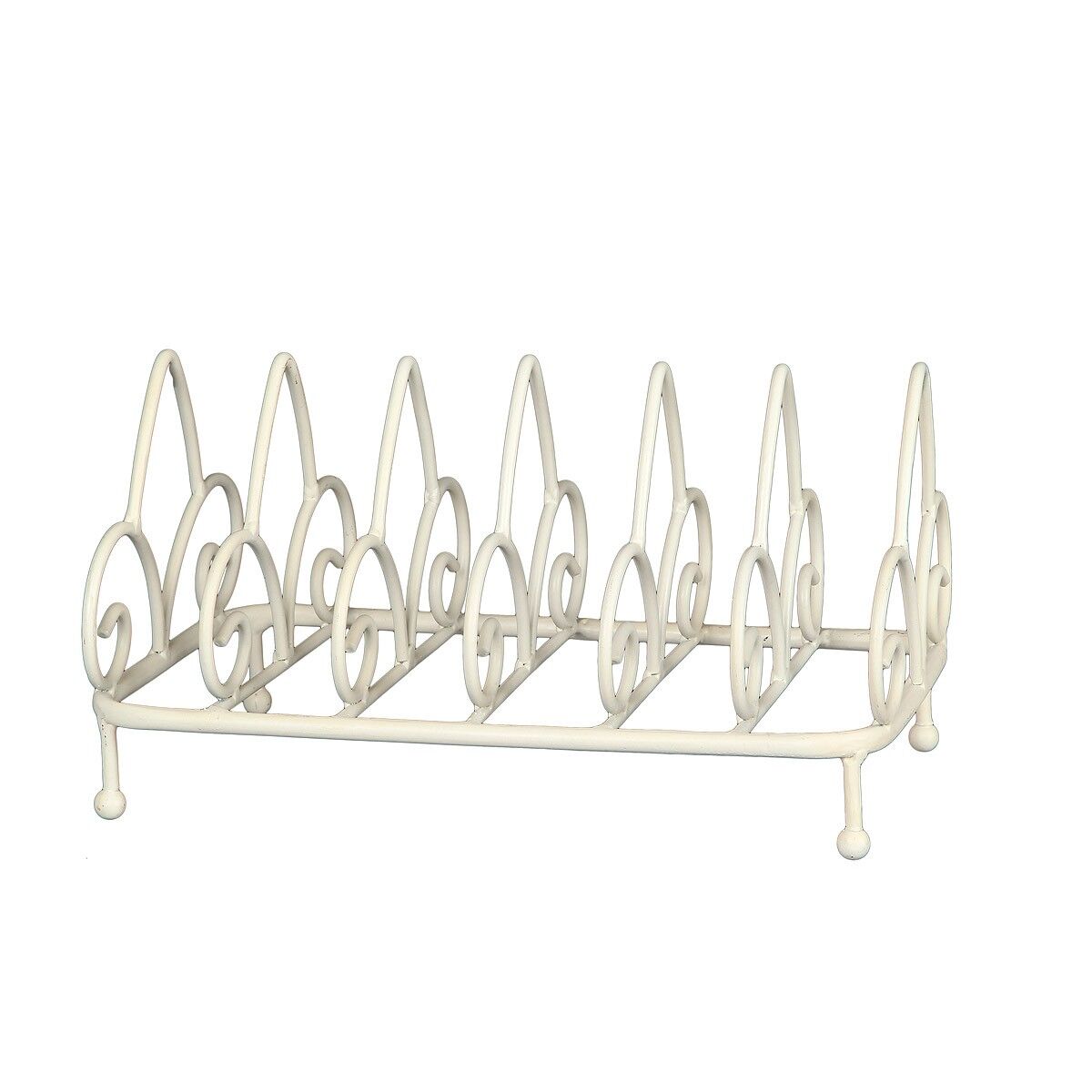 Portapiatti in bianco antico -(B)25 cm