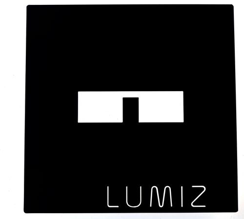 Lumiz metal plate - 20 cm - black