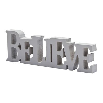 Writing - Grey - Believe 606343