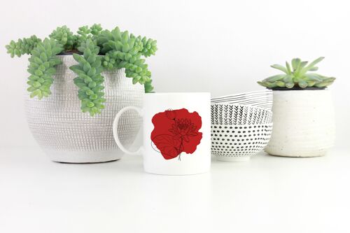 July Birthflower Mug