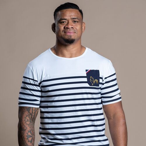 T-shirt rugby France Marinière - La Française