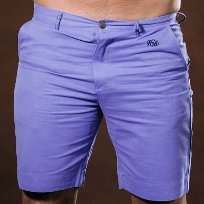 Purple Bermuda shorts
