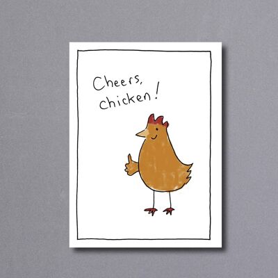 Cheers Chicken – thank you card