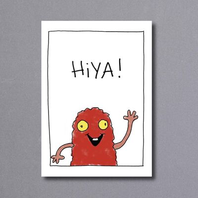 Hiya! – greetings card