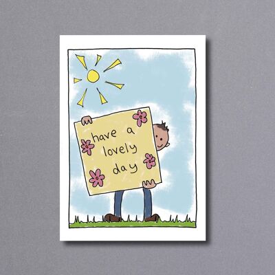 Lovely Day – greetings card