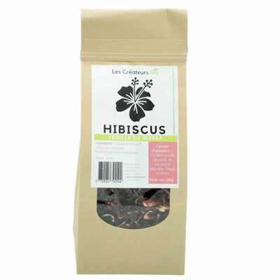 Feuilles d'Hibiscus (Bissap - Oseille de Guinée - Karkadé) 100g - 100% naturelle