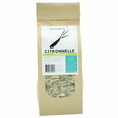 Feuilles de Citronnelle (Lemongrass - Cymbopogon citratus) 100g - 100% naturelle