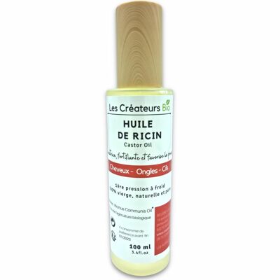 Huile de Ricin (Castor Oil) pure et  100% naturelle - 100ml