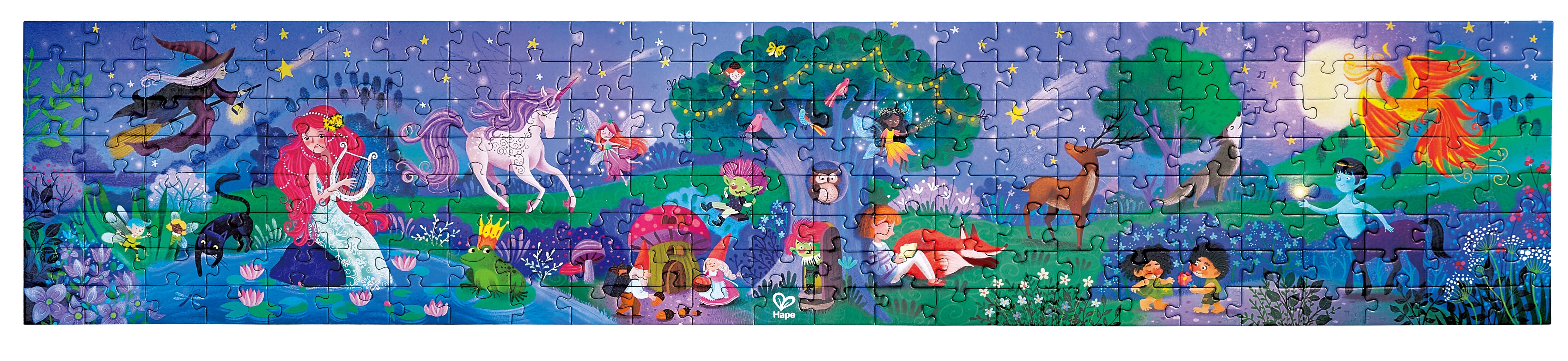 Puzzle gigante (1.50m) si illumina al buio - Foresta 200 pezzi