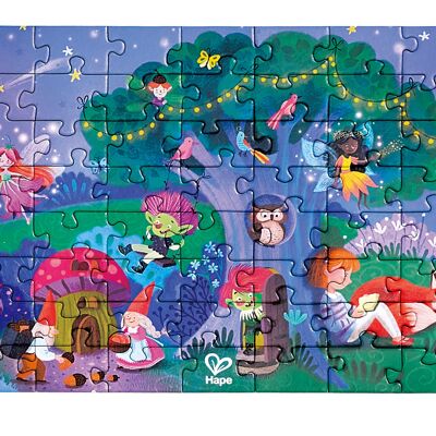 Puzzle gigante (1,50 m) si illumina al buio - Foresta 200 pezzi