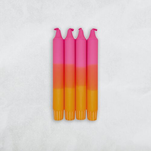 Dip Dye Design Candles / Party Neon Crush