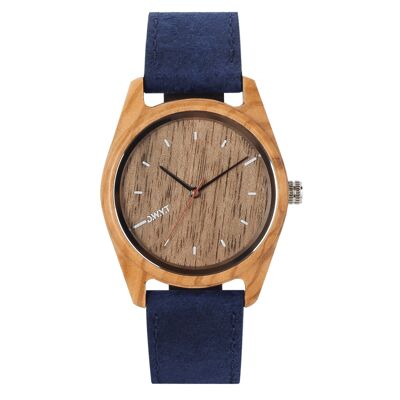 RATA sapphire blue watch (leather)