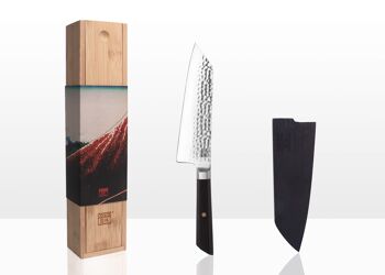 Couteau de Chef Bunka Santoku - lame de 170 mm 1