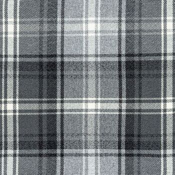 Coussin Tartan Angus Gris Anthracite - 49cm x 49cm 10