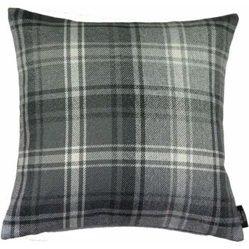 Coussin Tartan Angus Gris Anthracite - 60cm x 60cm 1