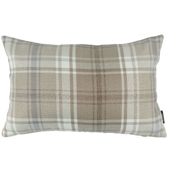 Coussin Tartan Angus Beige Crème - 50cm x 30cm 1