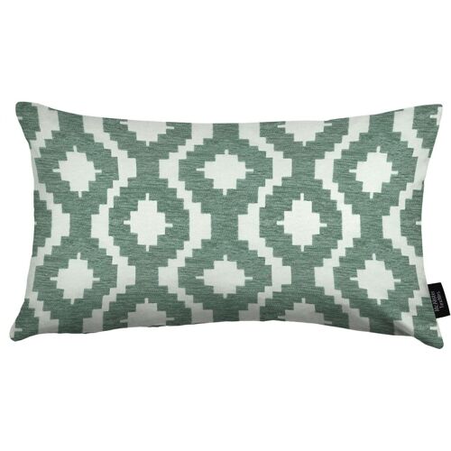 Arizona Geometric Duck Egg Blue Cushion-50cm x 30cm