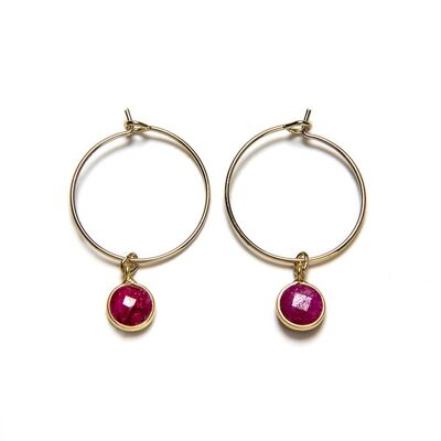 Pendientes Ira Rojo