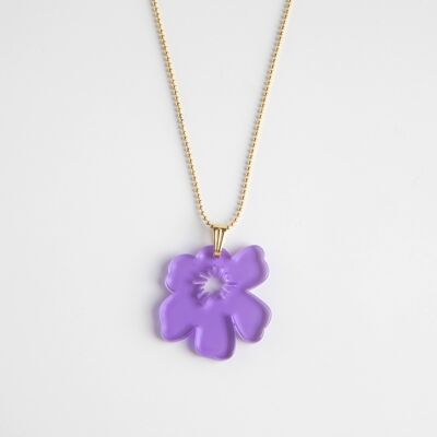 Collar Flor Purple