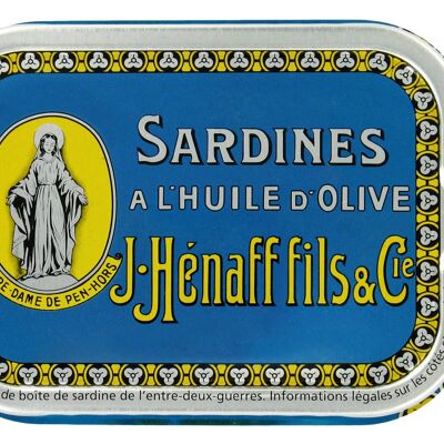 SARDINES IN OLIVE OIL HENAFF COLLECTOR'S BOX 115 G