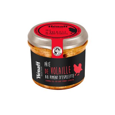 POULTRY PASTE WITH ESPELETTE CHILI HENAFF SELECTION 90G