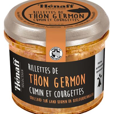 RILLETTES DE ATÚN AL COMINO Y CALABACÍN HENAFF SELECTION 90G