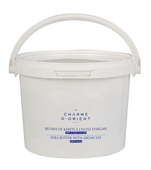 Beurre de karité à l'huile d'argan 2Kg