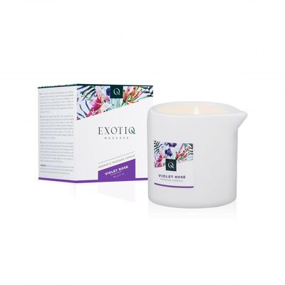 Exotiq Massage Candle Violet Rose - 60g