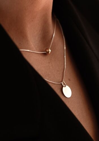 Collier Bulle Or 2