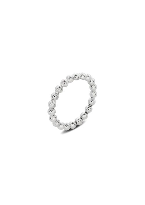 Bold Champagne Ring Silver